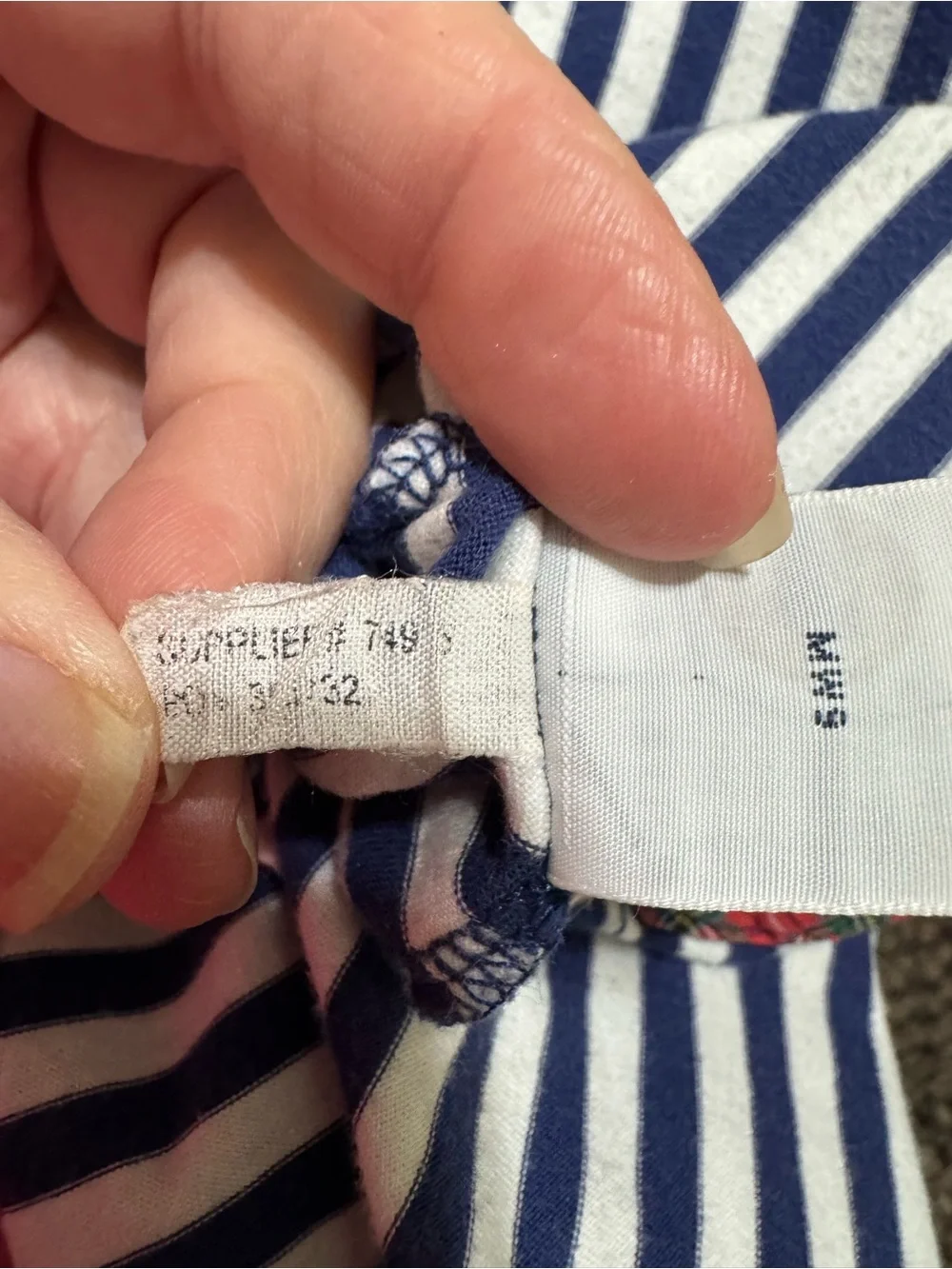 Polo Golf Ralph Lauren Men's Navy/White Striped Polo Golfcore Coastal Grandpa